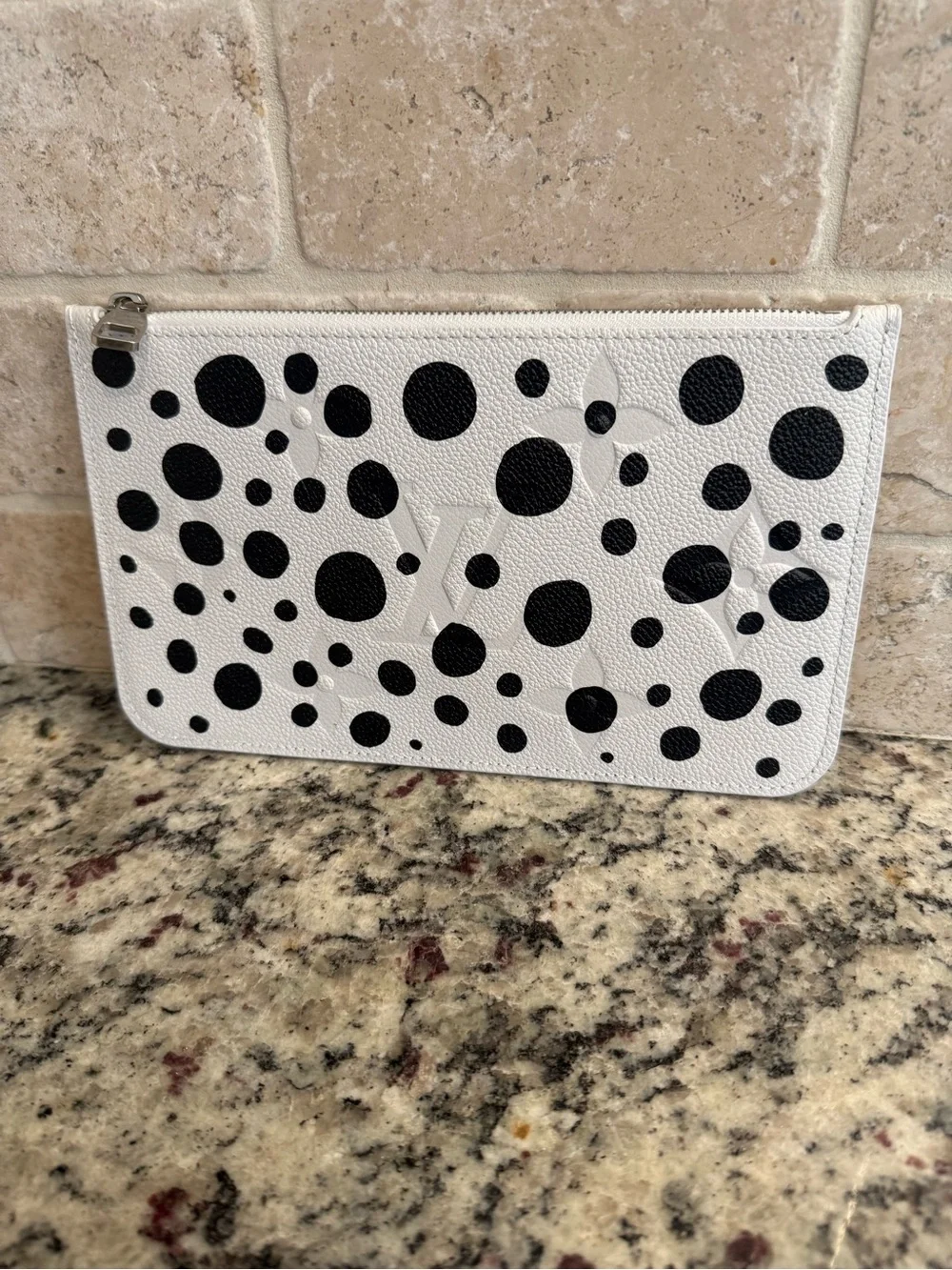 Louis Vuitton Kusama Infinity Dots Neverfull Pouch